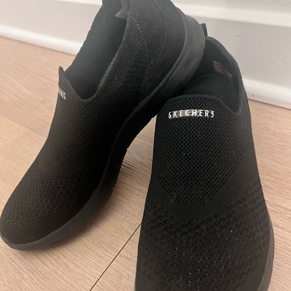 Skechers Black Slip-On Sneakers - Picture 2 of 7